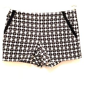 Black and white Trina Turk shorts
